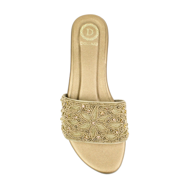 Bronze Flat Authentic Slippers | S304F-BRZ