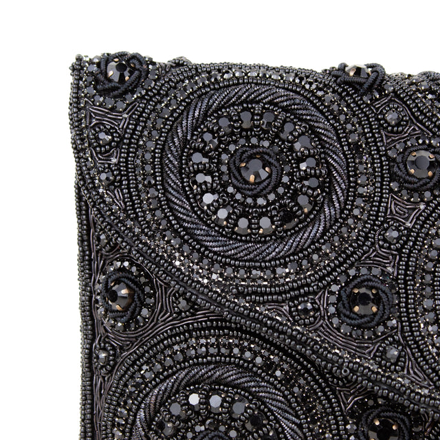 Black Handcrafted Beaded Chain Handbags