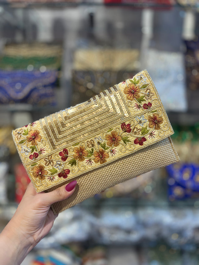 Handcrafted Gold Purse