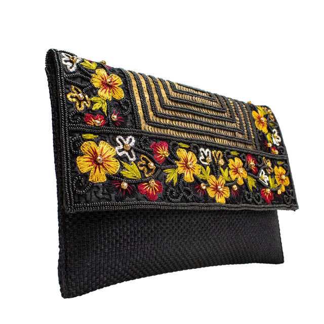 Handcrafted Black Purse