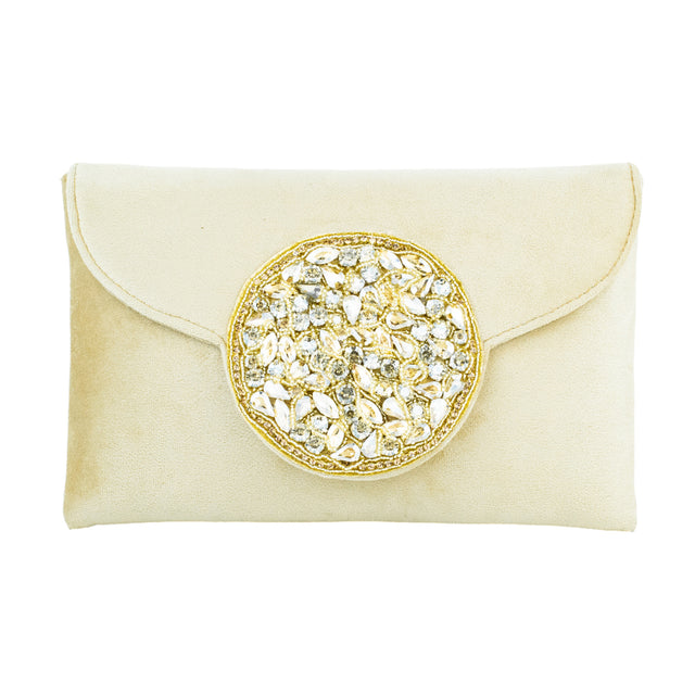 Gold Handcrafted Authentic Jute Handbags