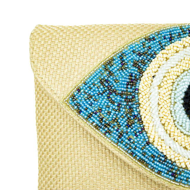 Gold Handcrafted Authentic Jute Handbags