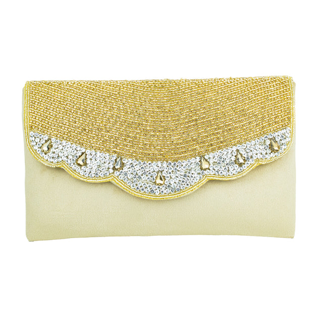 Gold Handcrafted Authentic Jute Handbags