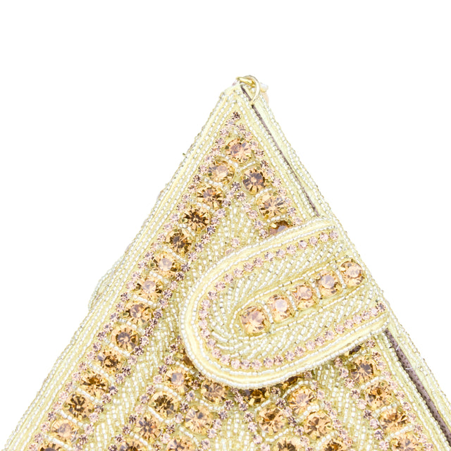 Gold Handcrafted Authentic Jute Handbags