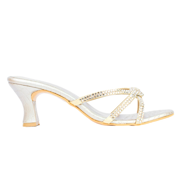 حذاء أمال بكعب S132H - لون بيج