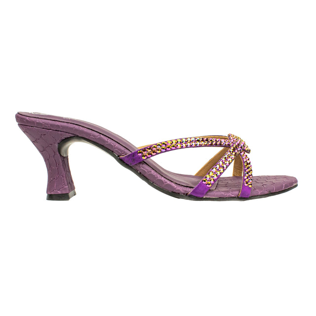 Amal Heels S132H - Glitter Purple