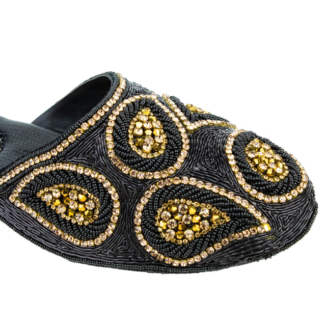 Exclusive Black Flat Slippers