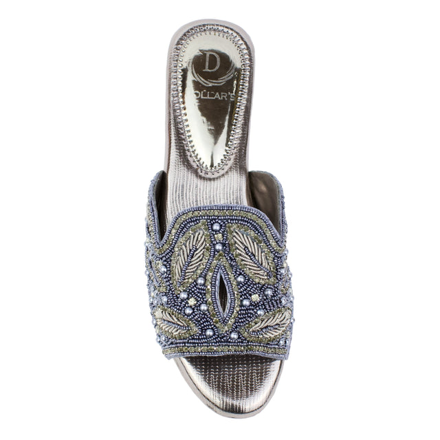 Grey Flat Natural Design Slippers | S214F-GR