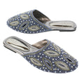 Grey Flat Natural Design Slip-Ons | S247F-GR