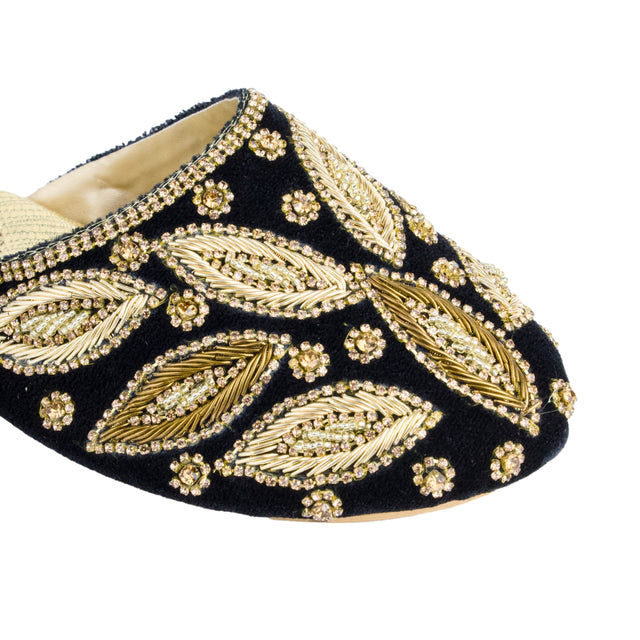 Classic Gold Flat Slippers