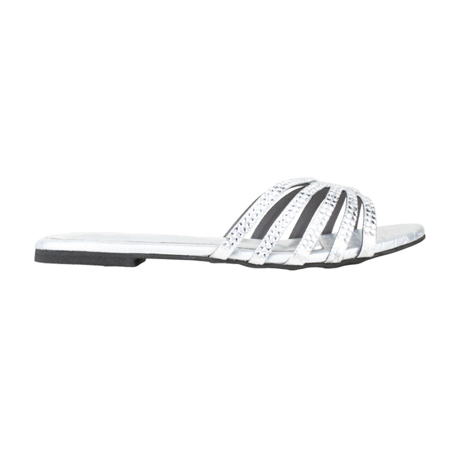 Shamsa Flats S335F - Silver