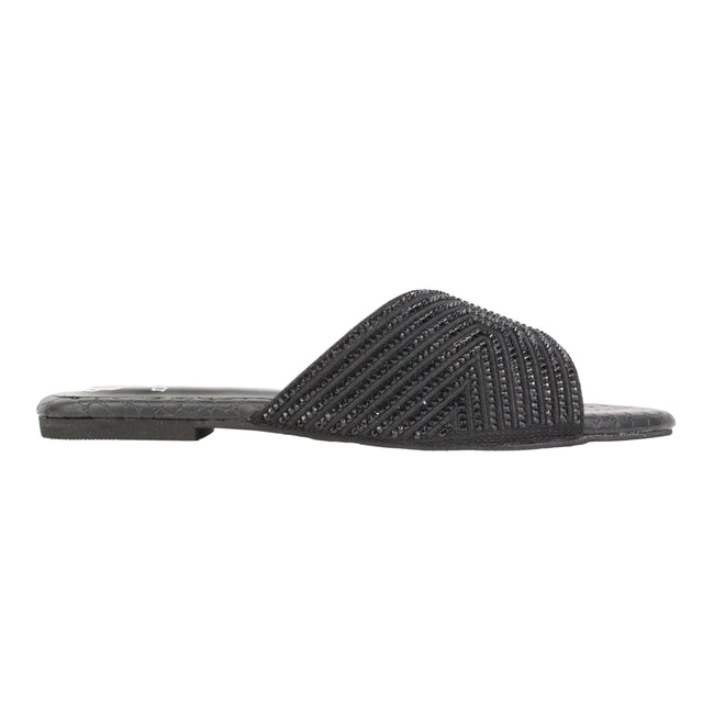 Black Flat High-End Slides | S338F-B