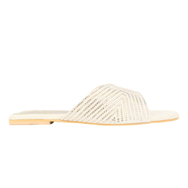 Cream Flat High-End Slides | S338F-C