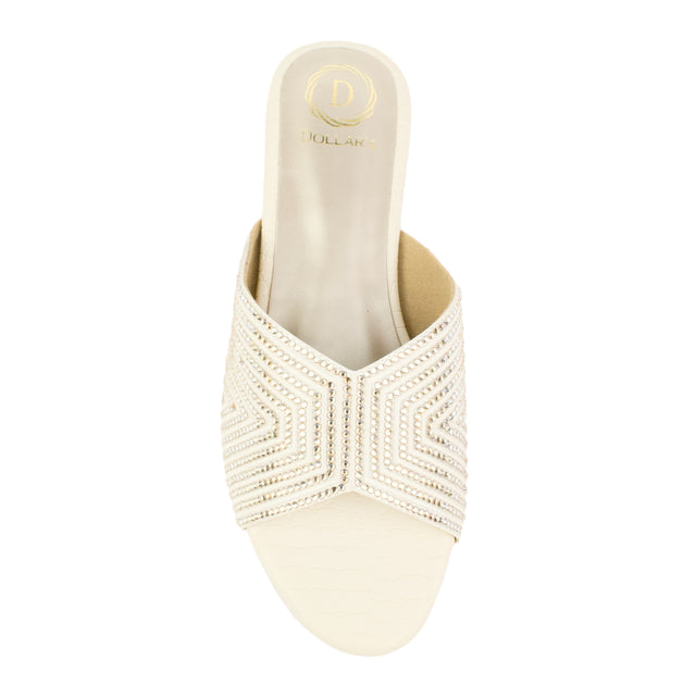 Cream Flat High-End Slides | S338F-C