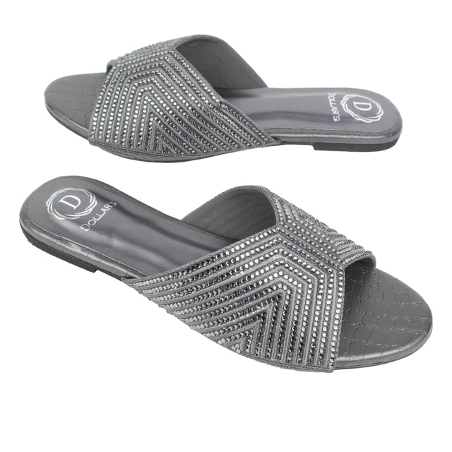 Grey Flat High-End Slides | S338F-GR