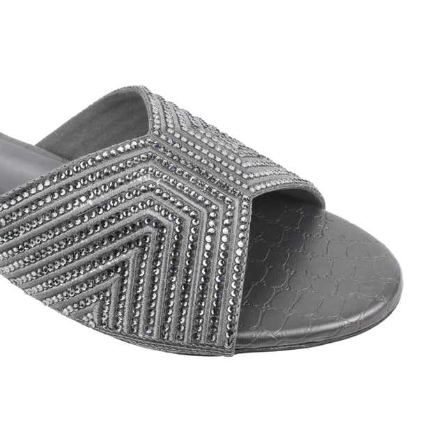 Grey Flat High-End Slides | S338F-GR