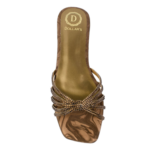 Brown Flat Handcrafted Slippers | S339F-BR