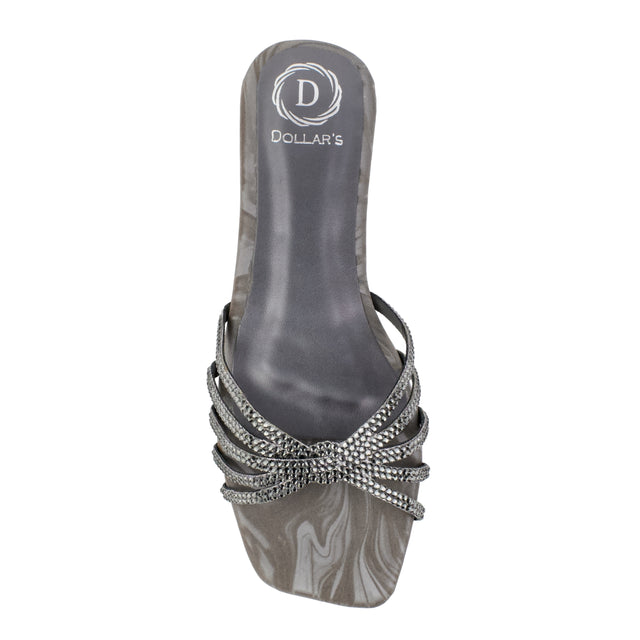 Grey Flat Handcrafted Slippers | S339F-GR