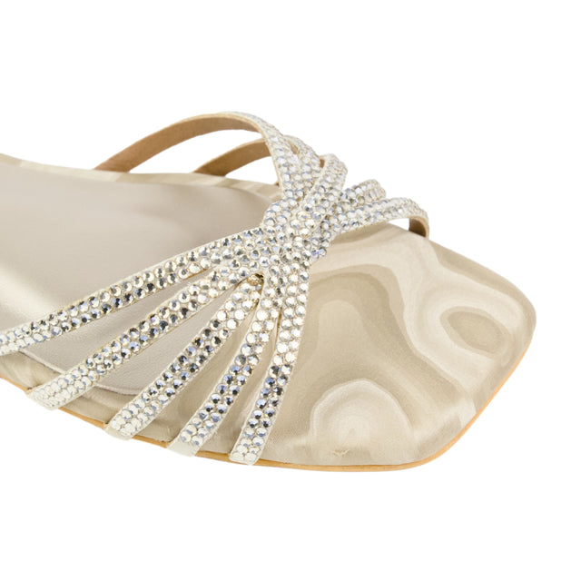 Nude Flat Handcrafted Slippers | S339F-N