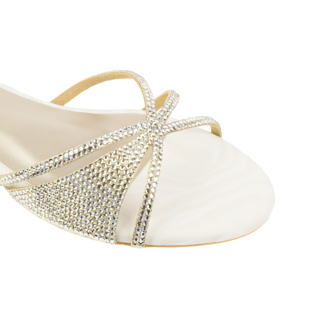 Cream Flat Artisanal Slides | S347F-C