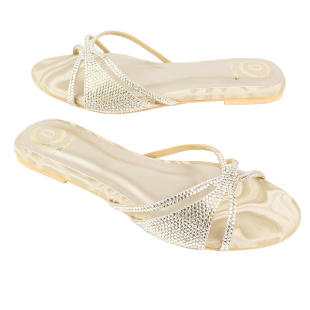 Nude Flat Artisanal Slides | S347F-N