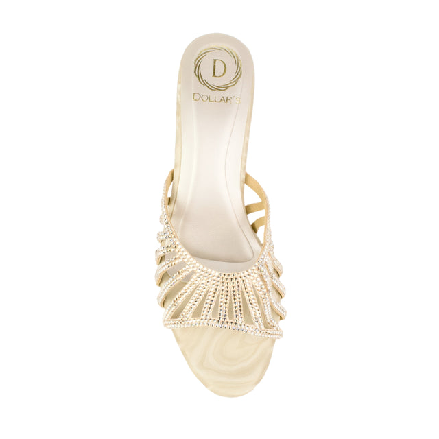 Nude Heel Intricate Sandals | S348H-N