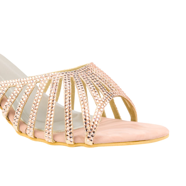 Rose Heel Intricate Sandals | S348H-R