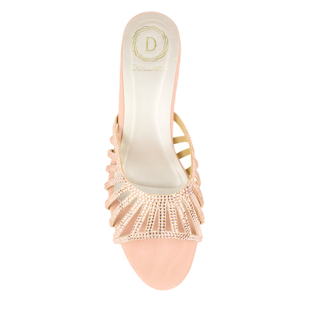 Rose Heel Intricate Sandals | S348H-R