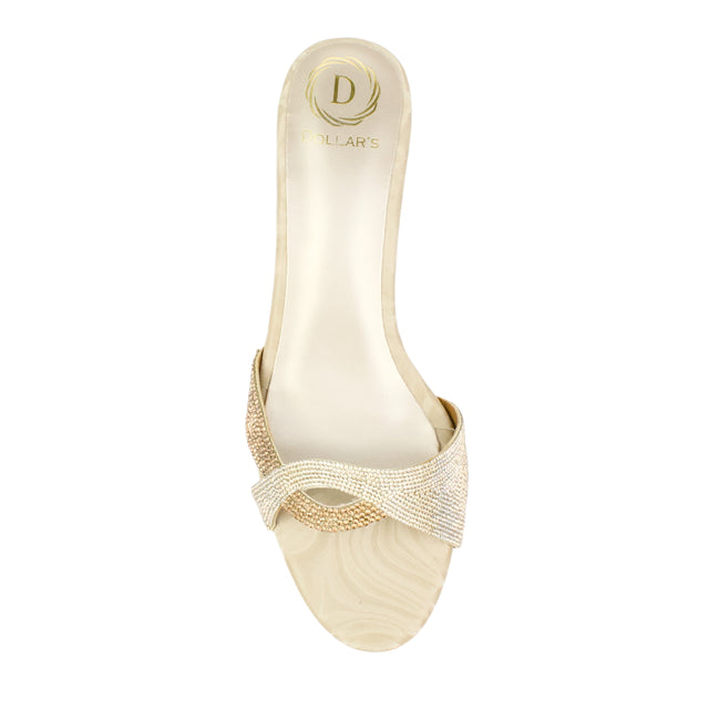 Nude Heel Marquise Mule Sandals | S356H-N