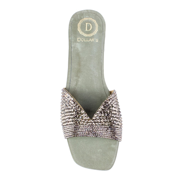 Amina Ramadan Jade Flat Trending Slippers | S368F-J