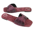 Burgundy Flat Trending Slip Ons | S368F-PRP