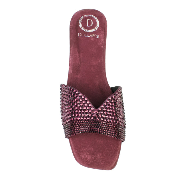 Burgundy Flat Trending Slip Ons | S368F-PRP