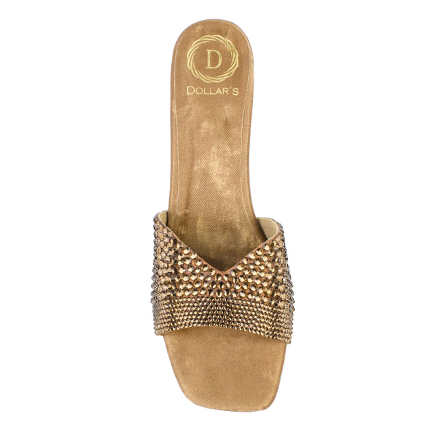 Mocha Flat Trending Slip On Sandals | S368H-BR