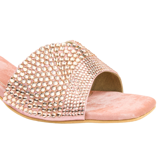 Blush Flat Trending Sandals | S368H-BLS