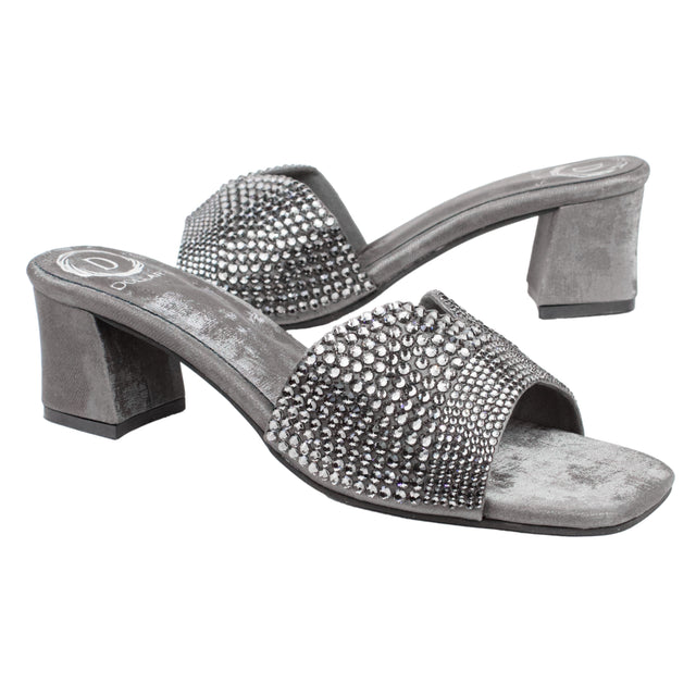 Smoke Flat Trending Mule Sandals | S368H-GR