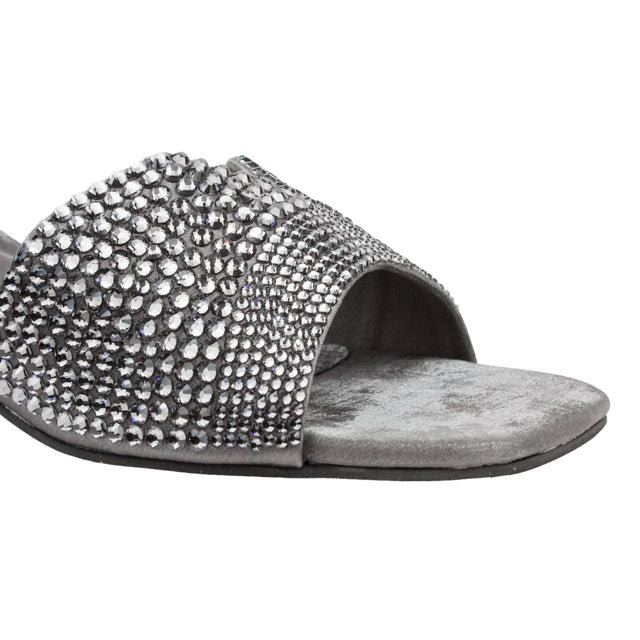 Smoke Flat Trending Mule Sandals | S368H-GR