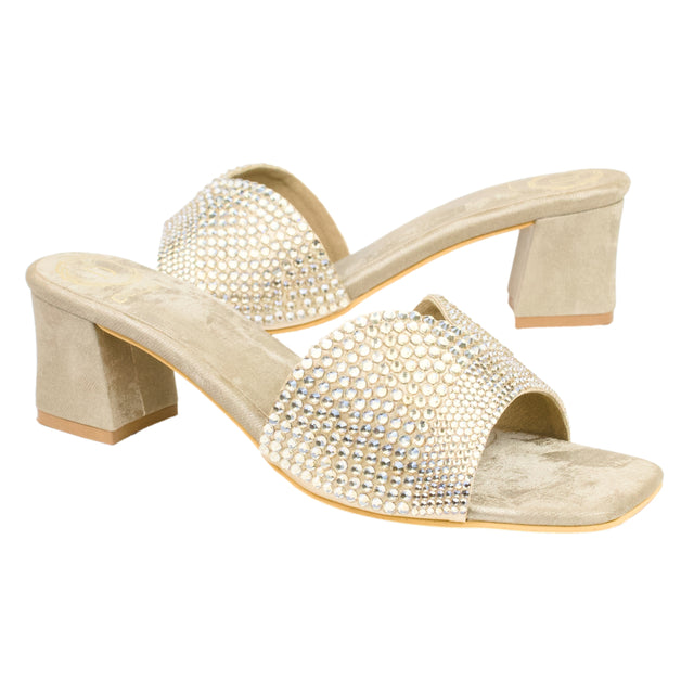 Praline Flat Trending Mule Sandals | S368H-PRL