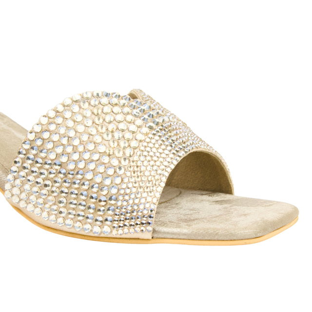 Praline Flat Trending Mule Sandals | S368H-PRL