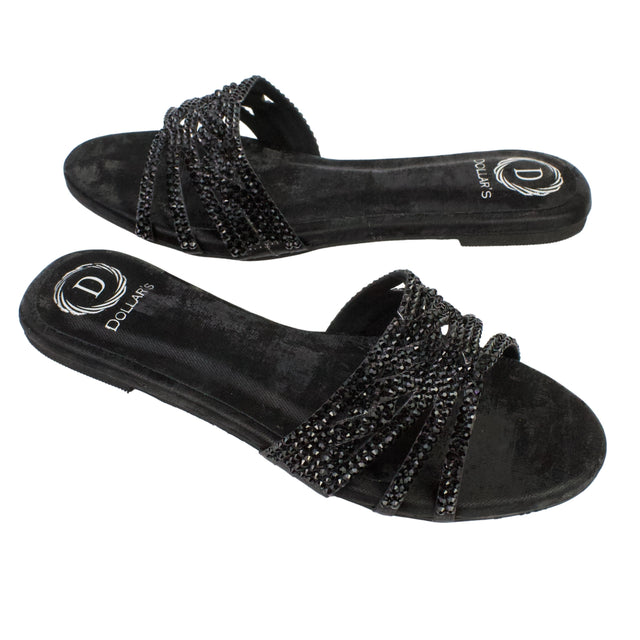 Black Flat Trending Slides | S369F-B