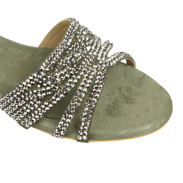 Jade Flat Trending Slides | S369F-GRN