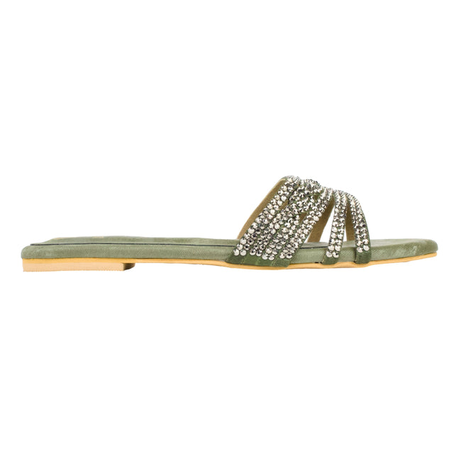Jade Flat Trending Slides | S369F-GRN