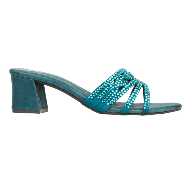 Aqua 2in Heel Trending Slip On Sandals | S369H-T