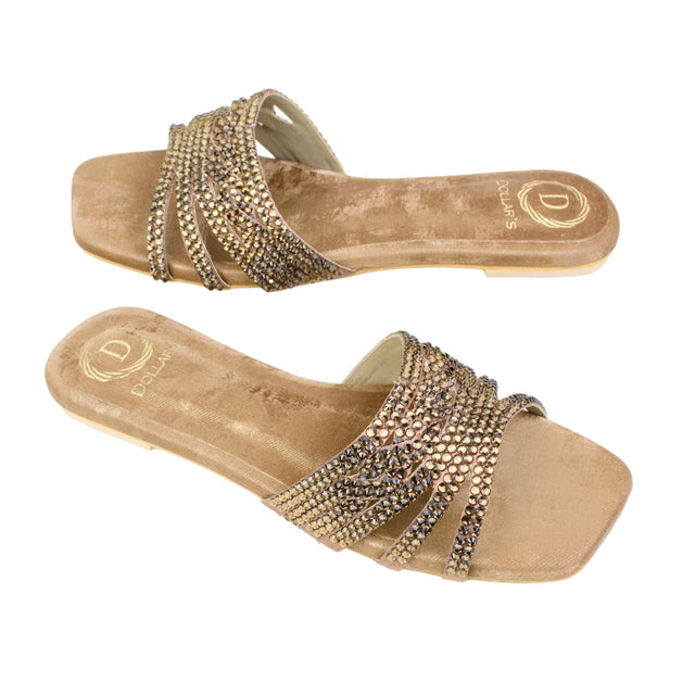 Mocha Flat Classic Slippers | S385F-MCH