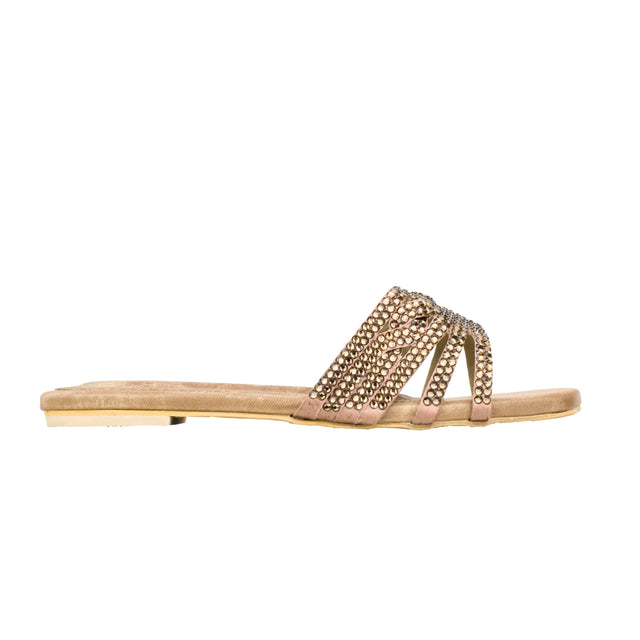 Mocha Flat Classic Slippers | S385F-MCH
