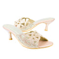 Rose 1.5in Kitten Heel Delicate Mule Sandals | S386H-R