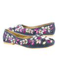 Grey Flat Ballet Slippers | S396F-GR