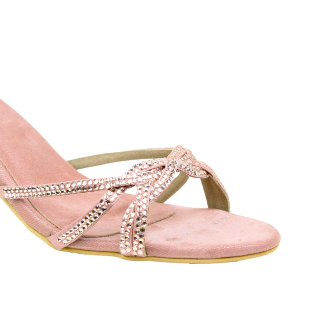 Peachy 3in Flared Heel Modern Sandals | S405H-PCH