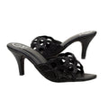 Black 2" Classy Flared Heels
