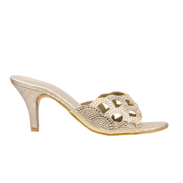 Nude 2" Classy Flared Heels