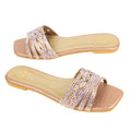 Salwa Flats S84F - Glitter Rose